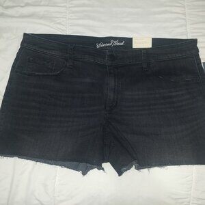 Universal Thread Black Denim Jean Shorts Brand New With Tags-- Size 20W